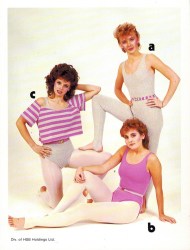 1003 BODYTHINGS CDN BODYSUITS, TOP STRETCH PATTERN 95-150 LB